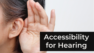 Accessibility for Hearing Image