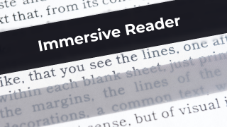 Immersive Reader: Hints & Tips Image